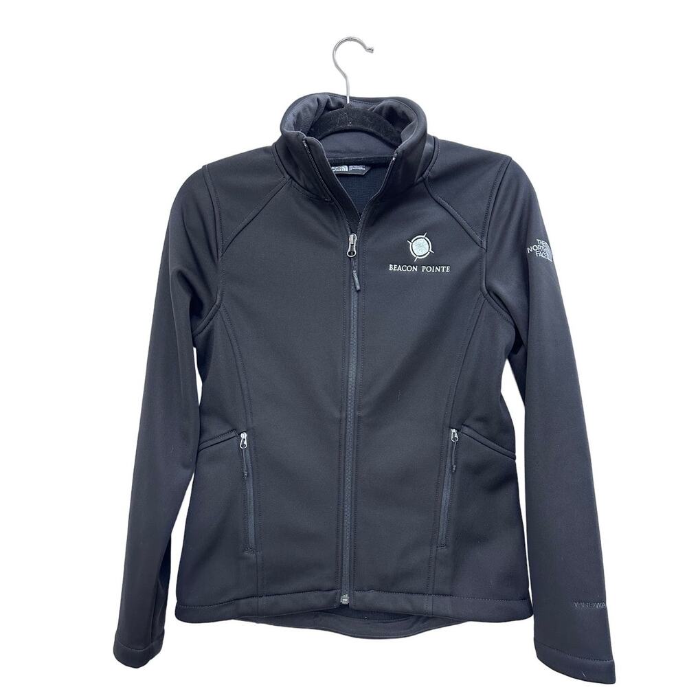 The North Face Jacket #508228 Water Resistant Polartec Black Womens size Small